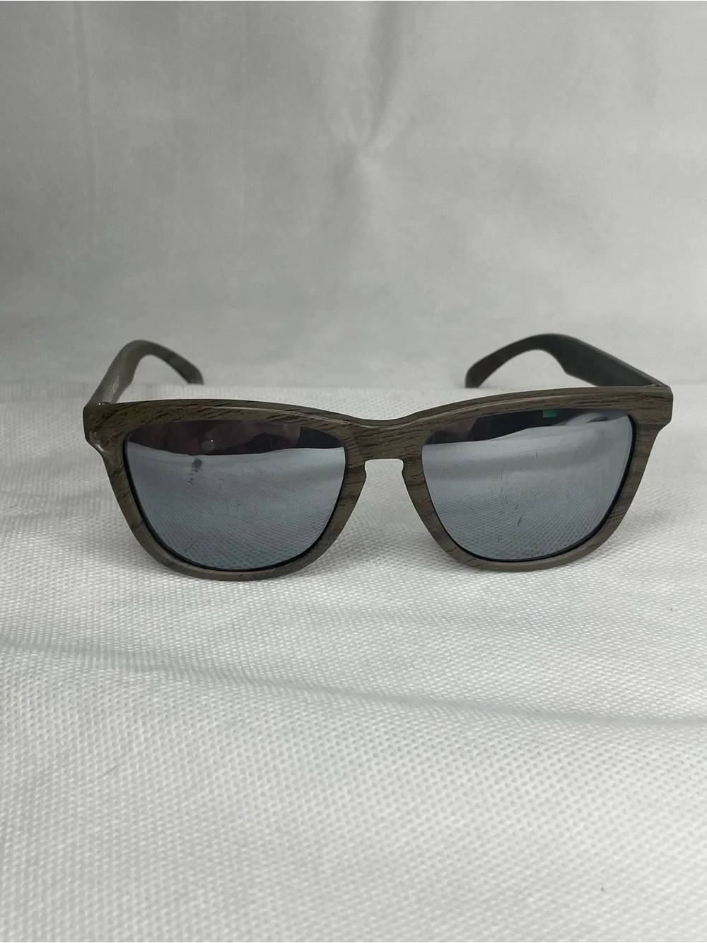 Nectar Hardywood Polarized Sunglasses Marble Earth Gray UV400 Smoke Mirror Lens